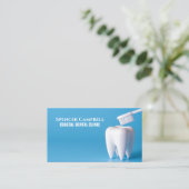 歯モダン歯歯科医師補クリニック歯科 名刺 (スタンド正面)