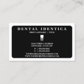 歯モダン歯 名刺 (裏面)