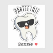 歯付き歯おもしろい歯パンス シール (シート)