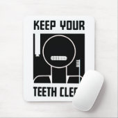 歯保が綺麗 マウスパッド (マウス)