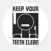 歯保が綺麗 ラウンドシール (正面)