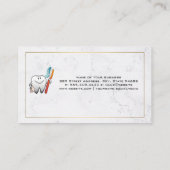 歯保持歯ブラシ |歯科 名刺 (裏面)