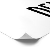 歯冠おもしろい歯パン ポスター (角)