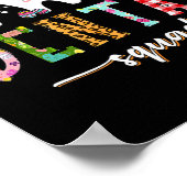 歯分復活祭おもしろい歯歯歯Istant De ポスター (角)