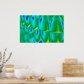 歯切り歯科歯科矯正医グリーンポスター ポスター (キッチン)