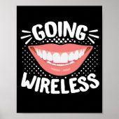 歯列矯正歯科おもしろい歯科矯正医行 ポスター (正面)