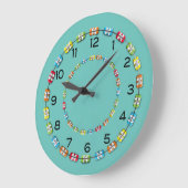 歯列矯正用ブレースのオフィス時計 ラージ壁時計 (傾斜)