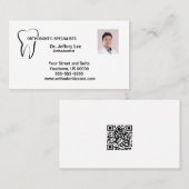 歯列矯正術 名刺 (正面/裏面)