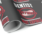 歯医おもしろい者の歯科ユーモア ラッピングペーパー (ロールコーナー)