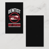 歯医おもしろい者の歯科ユーモア 名刺 (正面/裏面)