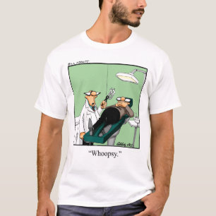 歯医おもしろい者の漫画のTシャツ Tシャツ