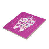 歯医保者を温め抱き締める タイル (側面)