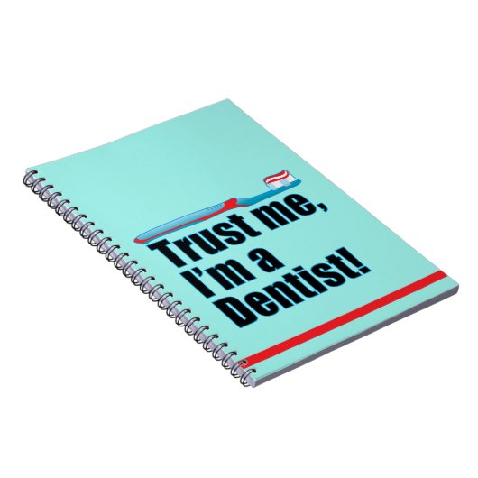 歯医者おもしろいのジョークブルー ノートブック (右側)