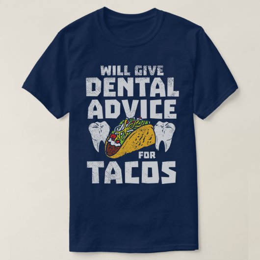 歯医者おもしろいタコ愛好家のギフト Tシャツ (デザイン正面)