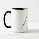 歯医者おもしろい歯ブラシマグ🦷ブスタイリッシュルー マグカップ (左)