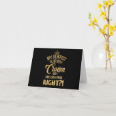 歯医者から聞いた カード (黄色い花)