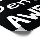 歯医者がポスタ素晴らしー ポスター (角)