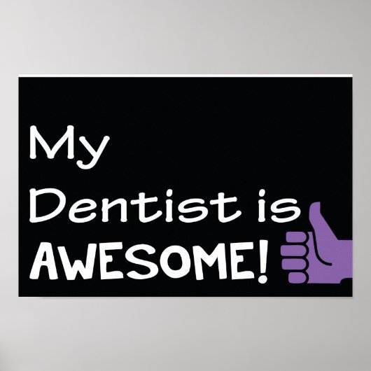 歯医者がポスタ素晴らしー ポスター (正面)
