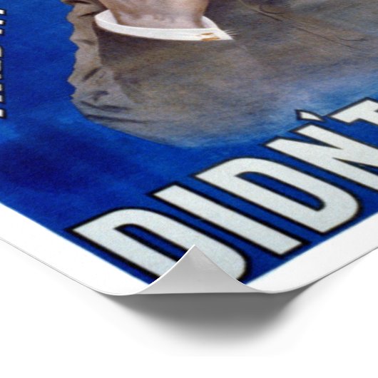 歯医者が私の歯を直したヴィンテージのポスターを復元 ポスター (角)