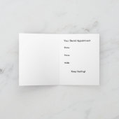 歯医者が通っている 招待状 (内部)