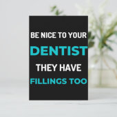 歯医者さんにも薬が入ってて サンキューカード (スタンド正面)