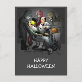 歯医者さんのハロウィン・ナイト ポストカード