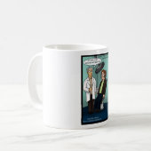 歯医者さん過酸化物Bluetooth? 楽しいギフト カード Tシャツ コーヒーマグカップ (正面左)