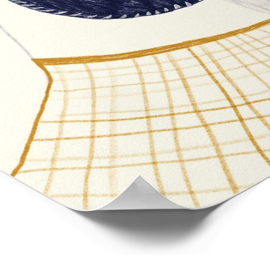 歯医者で ポスター (角)