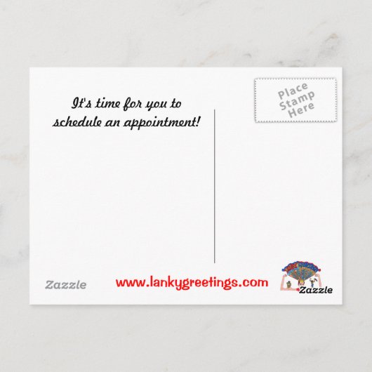 歯医者と患者との会話術 ポストカード (裏面)