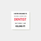 歯医者になるとは夢にも思わすごいせカッコいいなかった2 ポストイット (正面)