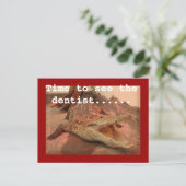 歯医者に会う時間が….. ポストカード (スタンド正面)