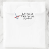 歯医者に行った最初の旅行 ラウンドシール (バッグ)