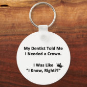 歯医者に言われた キーホルダー (正面)