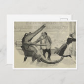 「歯医者のクロコダイルさん」 ポストカード (正面/裏面)