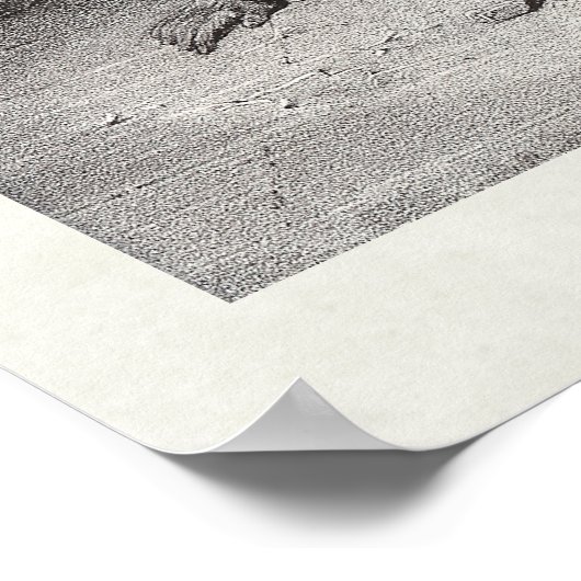 歯医者のサル – 歯科医院デコール! ポスター (角)