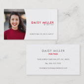 歯医者のスローガンの名刺 名刺 (正面/裏面)