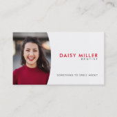 歯医者のスローガンの名刺 名刺 (正面)