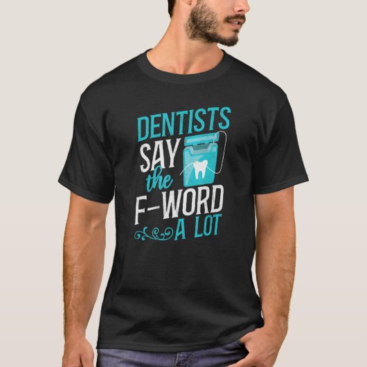 歯医者のフロス Tシャツ (正面)