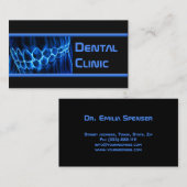 歯医者のブルーティースの名刺 名刺 (正面/裏面)