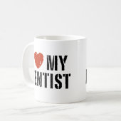 歯医者のマグが大好き コーヒーマグカップ (正面左)