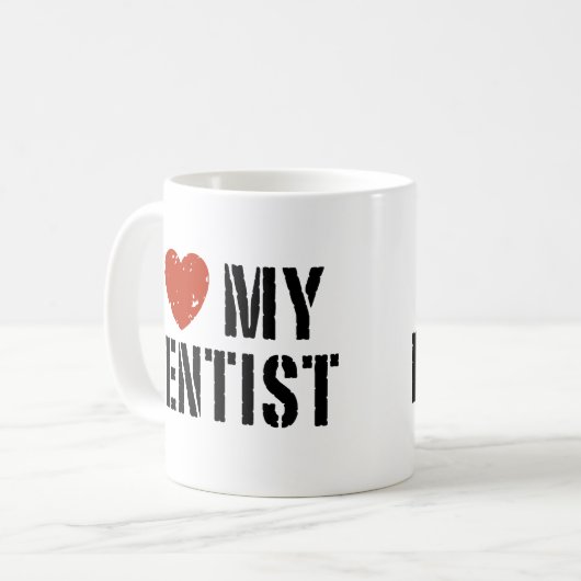 歯医者のマグが大好き コーヒーマグカップ (正面左)