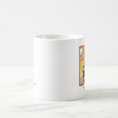 歯医者のユーモアのマグ「斑点」 コーヒーマグカップ (中央)