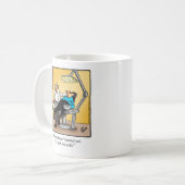 歯医者のユーモアのマグ「斑点」 コーヒーマグカップ (正面左)