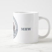 歯医者のユーモアカスタムモノグラムマグ ジャンボコーヒーマグカップ (右)