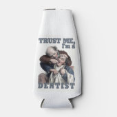 歯医者のユーモア名前をカスタムするドリンククール ボトルクーラー (正面)