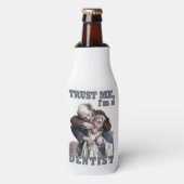歯医者のユーモア名前をカスタムするドリンククール ボトルクーラー (ボトル正面)