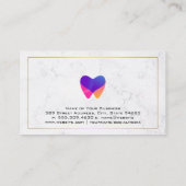 歯医者のロカラフルゴ |大理石 名刺 (裏面)