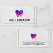 歯医者のロカラフルゴ |大理石 名刺 (正面/裏面)