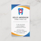 歯医者のロゴ |ヘルスケア 名刺 (正面)