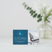 歯医者のロゴ | 歯科医院椅子 名刺 (スタンド正面)